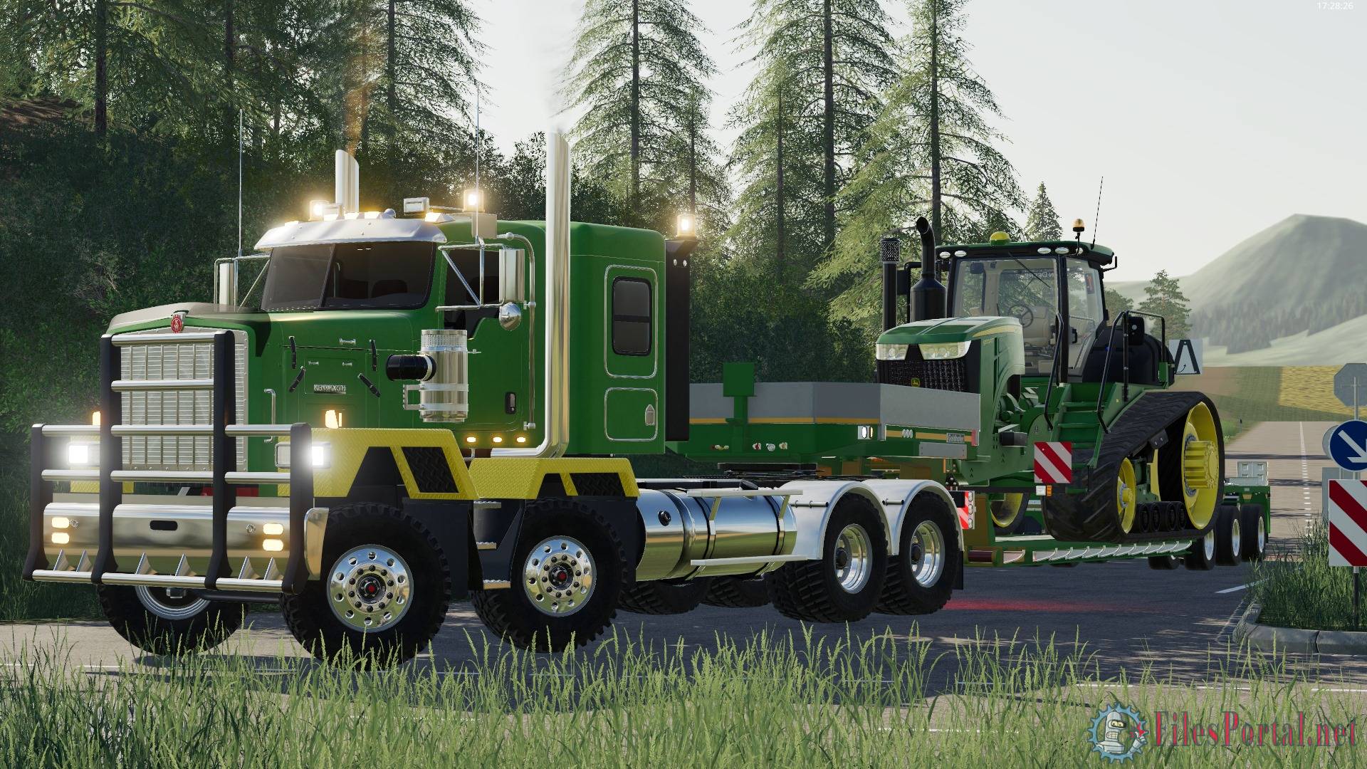 FS 19 Kenworth. Kenworth c500. Кенворт c500 6x6. Тягач Кенворт c 500.